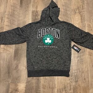 Boston Celtics Gray Hoodie Sweater